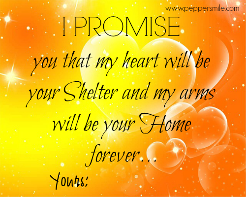 i promise you forever