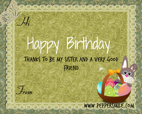 Birthday Wishes For Sister
