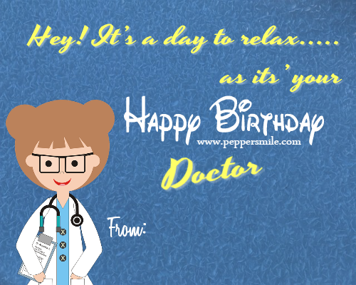 birthday wishes for doctor