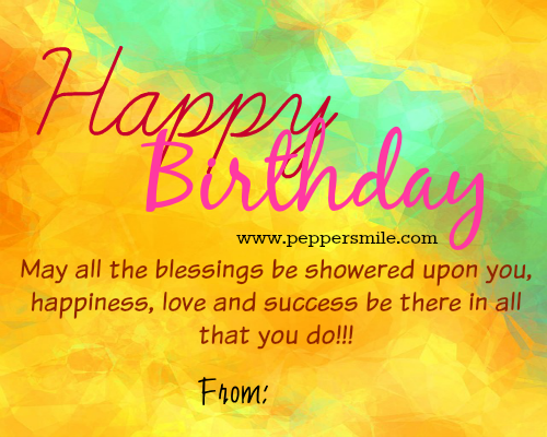 Happy Birthday Greeting Card