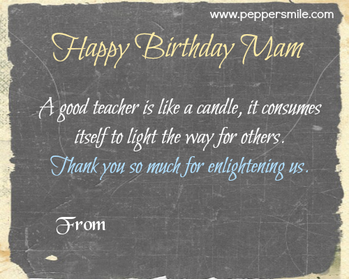 happy birthday mam