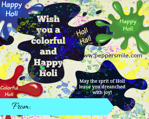 Happy Holi Message