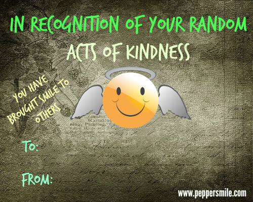 Simple Acts Of Kindness