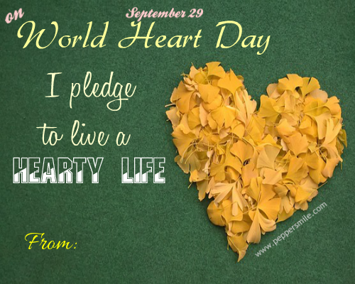 my pledge world heart day